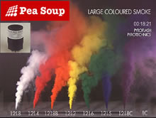 Pyrotechnic smoke cartridges