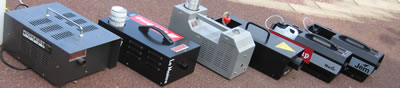 Smoke machines hire stock