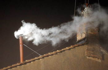 Image result for VATICAN WHITE SMOKE